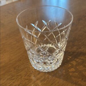 7 Waterford Crystal White Drinkware with Diamond and Fan Pattern